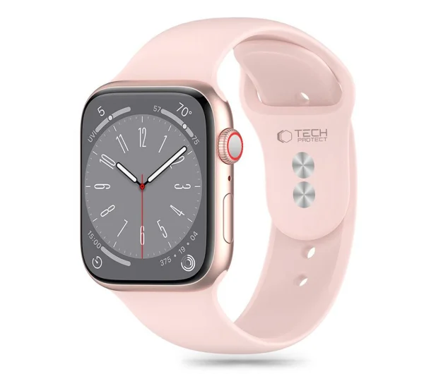 Pasek Tech-Protect Silicone Light Pink na Apple Watch