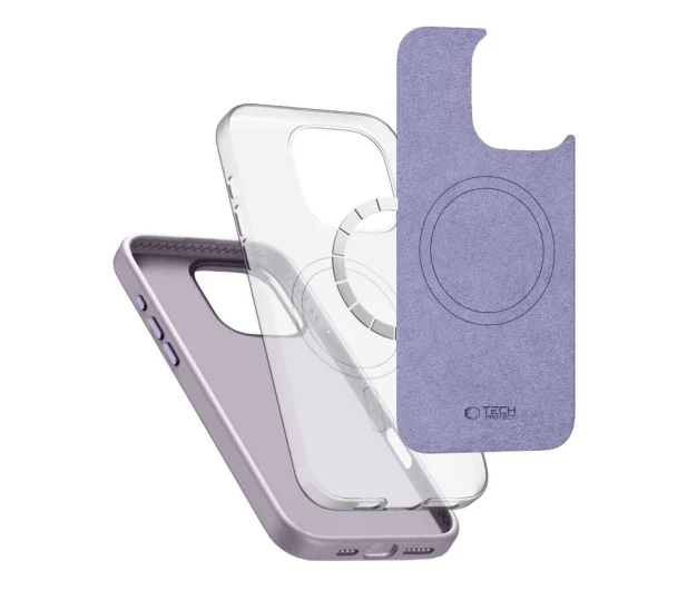 Tech-Protect Silicone Pure MagSafe do iPhone 16 Pro Max Mauve