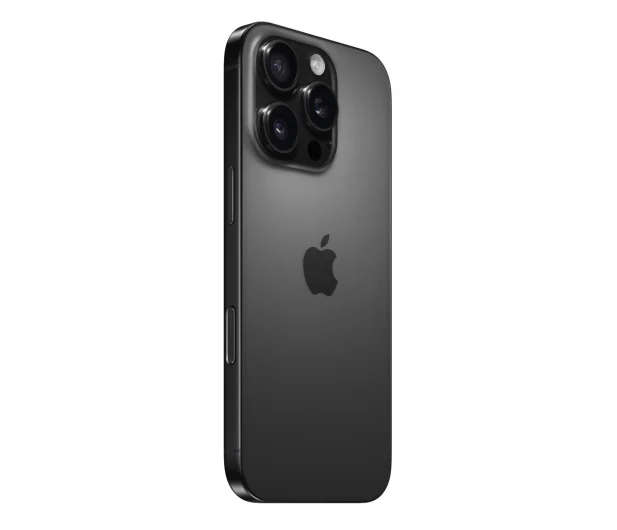 iPhone 16 Pro Black Titanium - widok z tyłu