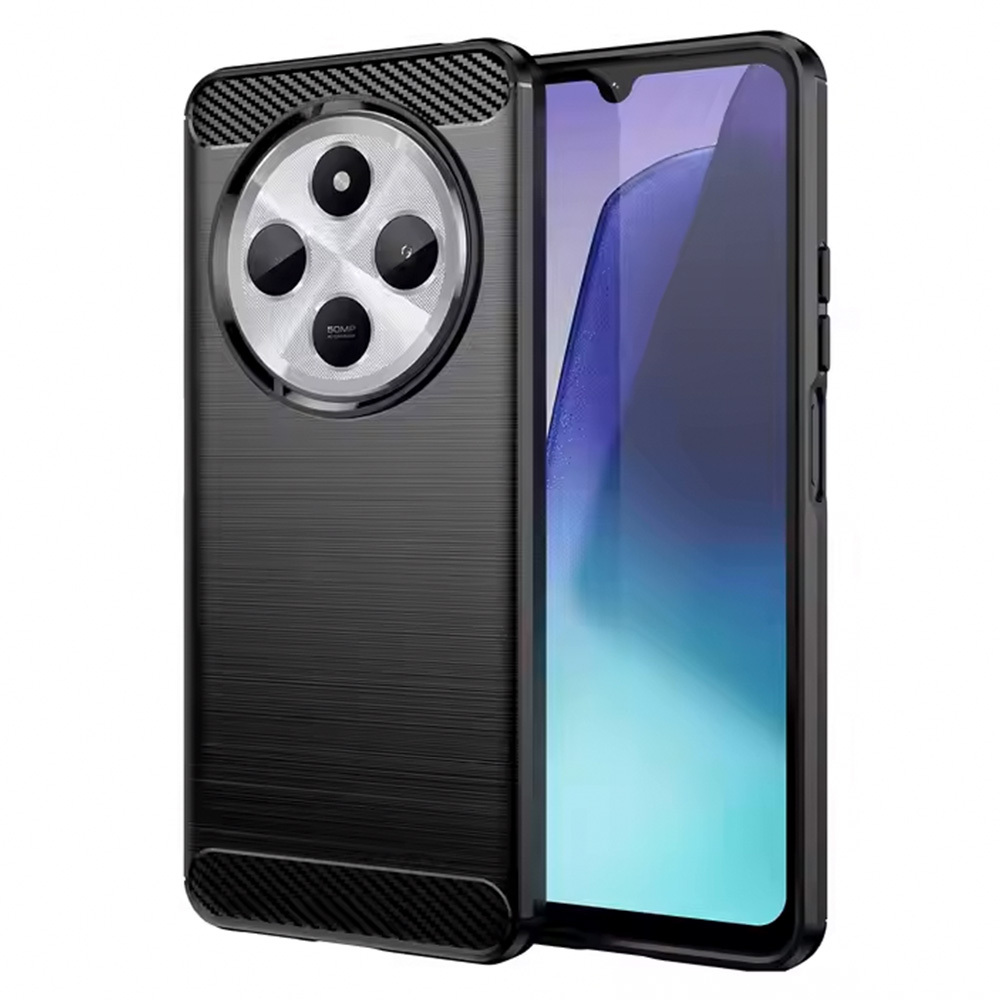 Futerał Carbon do Xiaomi Redmi 14C Czarny