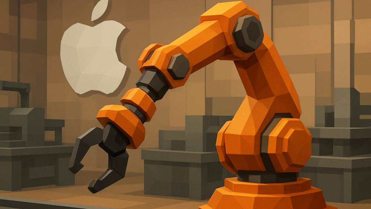 Fabryka Apple w USA z robotami