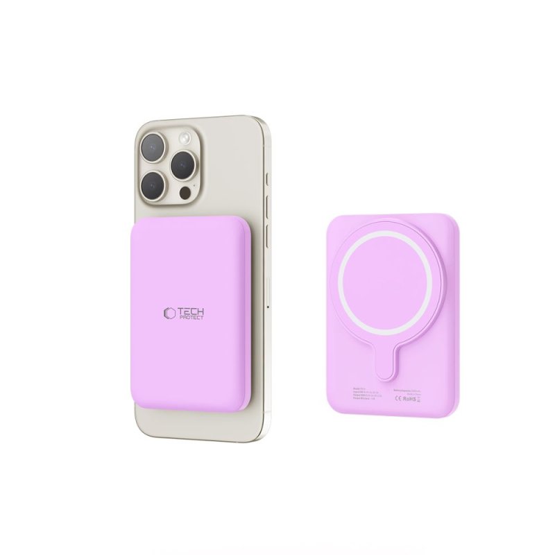 Tech-Protect PB10 LifeMag Lilac – przód