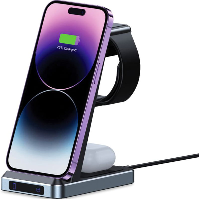 Ładowarka Tech-Protect Qi 15W-A26 3w1 Wireless Charger