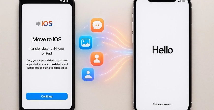 Szybsze przejście z Androida na iOS