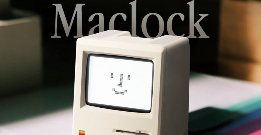Kokogol Maclock – retro zegar w stylu Macintosh