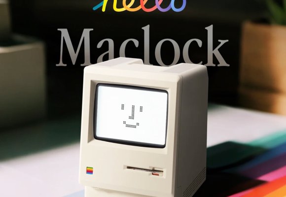 Kokogol Maclock – retro zegar w stylu Macintosh