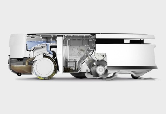 Robot odkurzający z mopem rolkowym Kärcher RVF 7