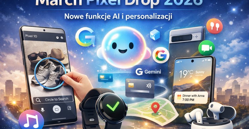 March Pixel Drop 2026 – nowe funkcje Pixel