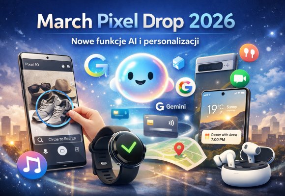 March Pixel Drop 2026 – nowe funkcje Pixel