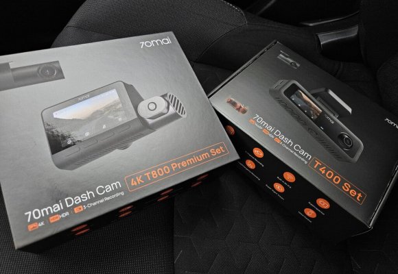 Kamerki samochodowe 70mai – T400 czy 4K T800?